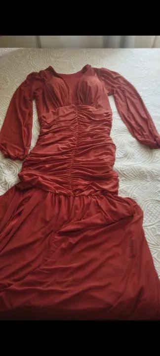 Vestido d Festa Lindíssimo em perfeito estado  - Foto 3