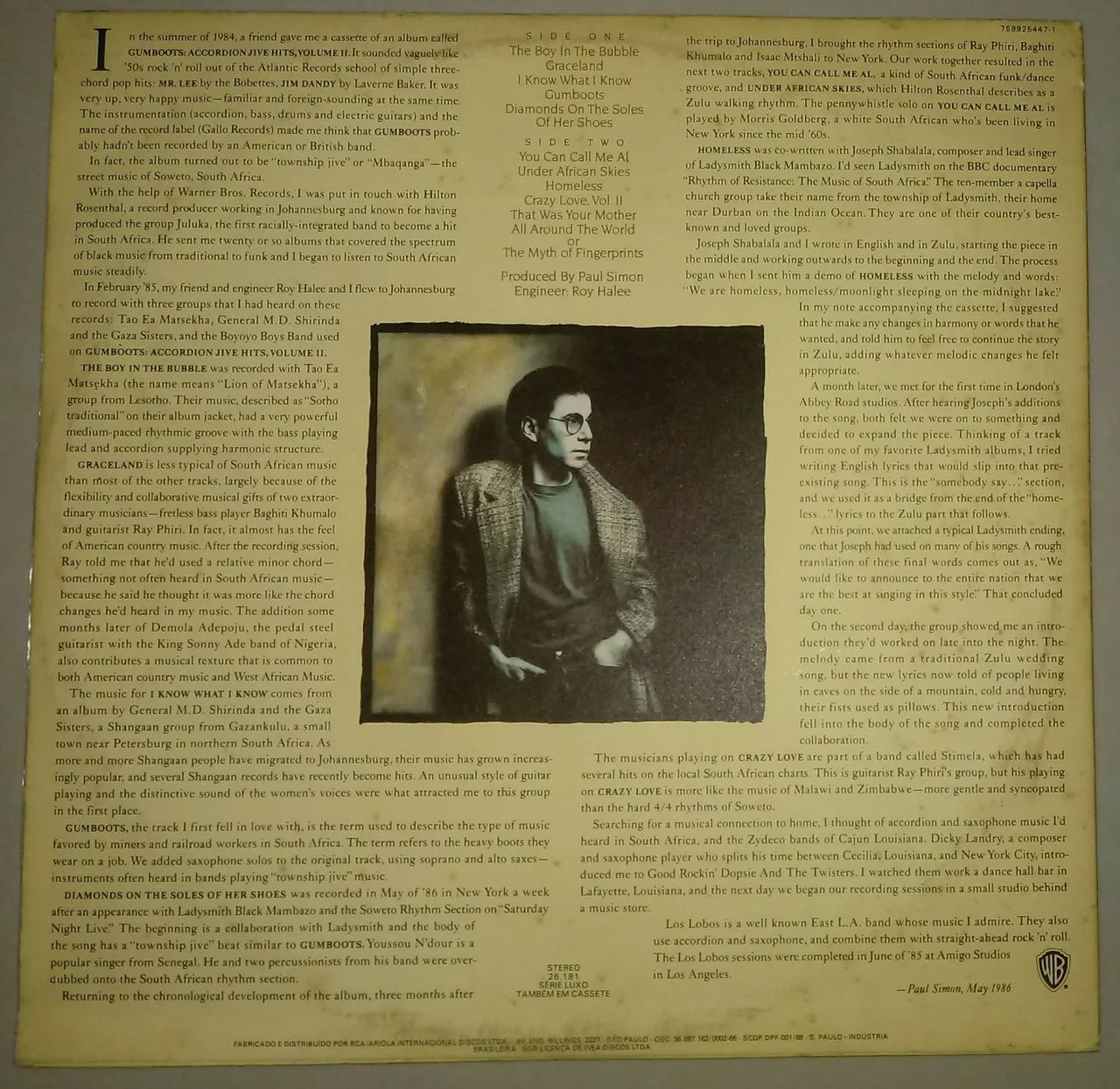 Vinil Paul Simon - Foto 2