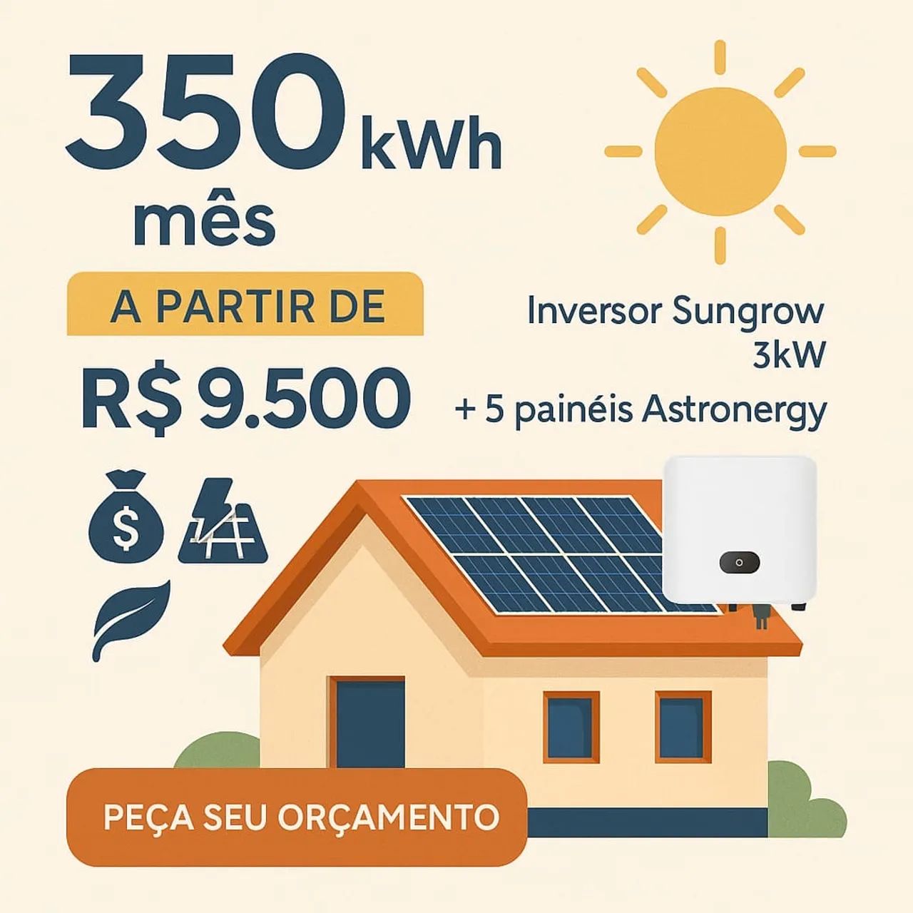 Energia Solar Residencial | 1000 kWh/mês - Foto 4