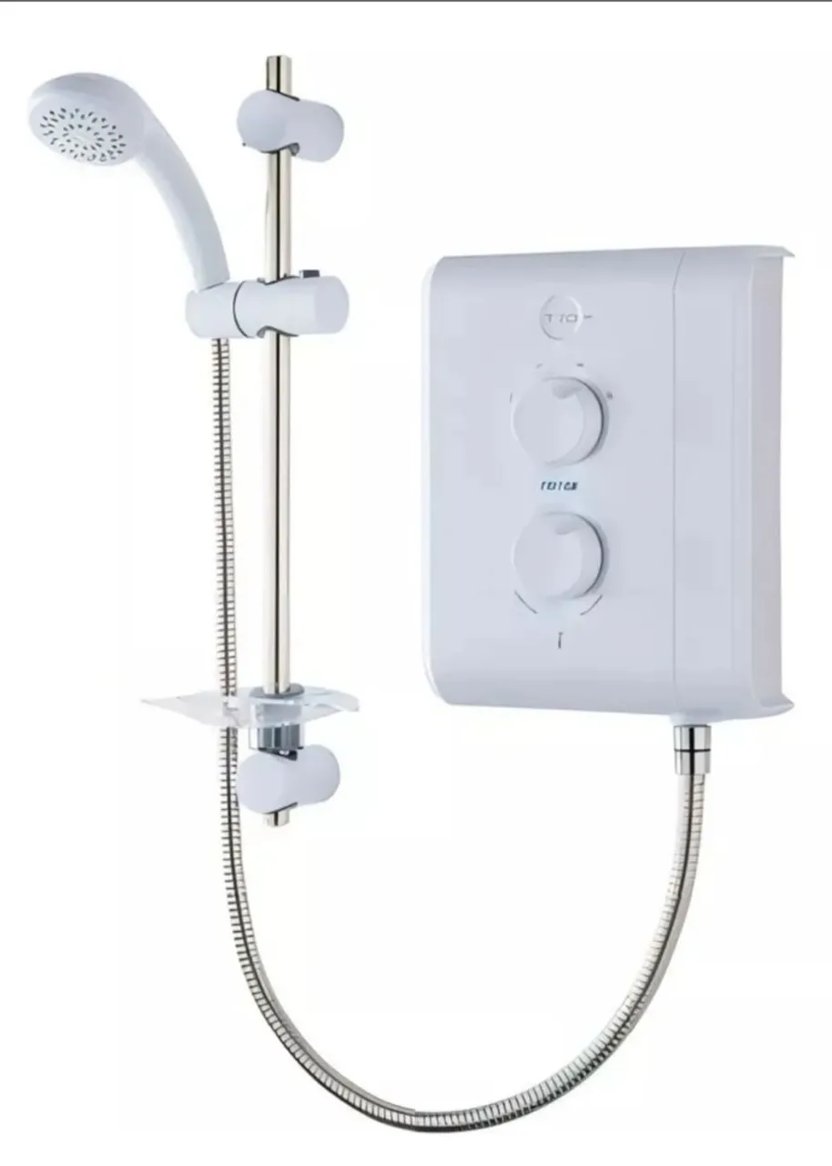 Chuveiro Elétrico Britânico Branco - Perfeito para seu Banheiro
