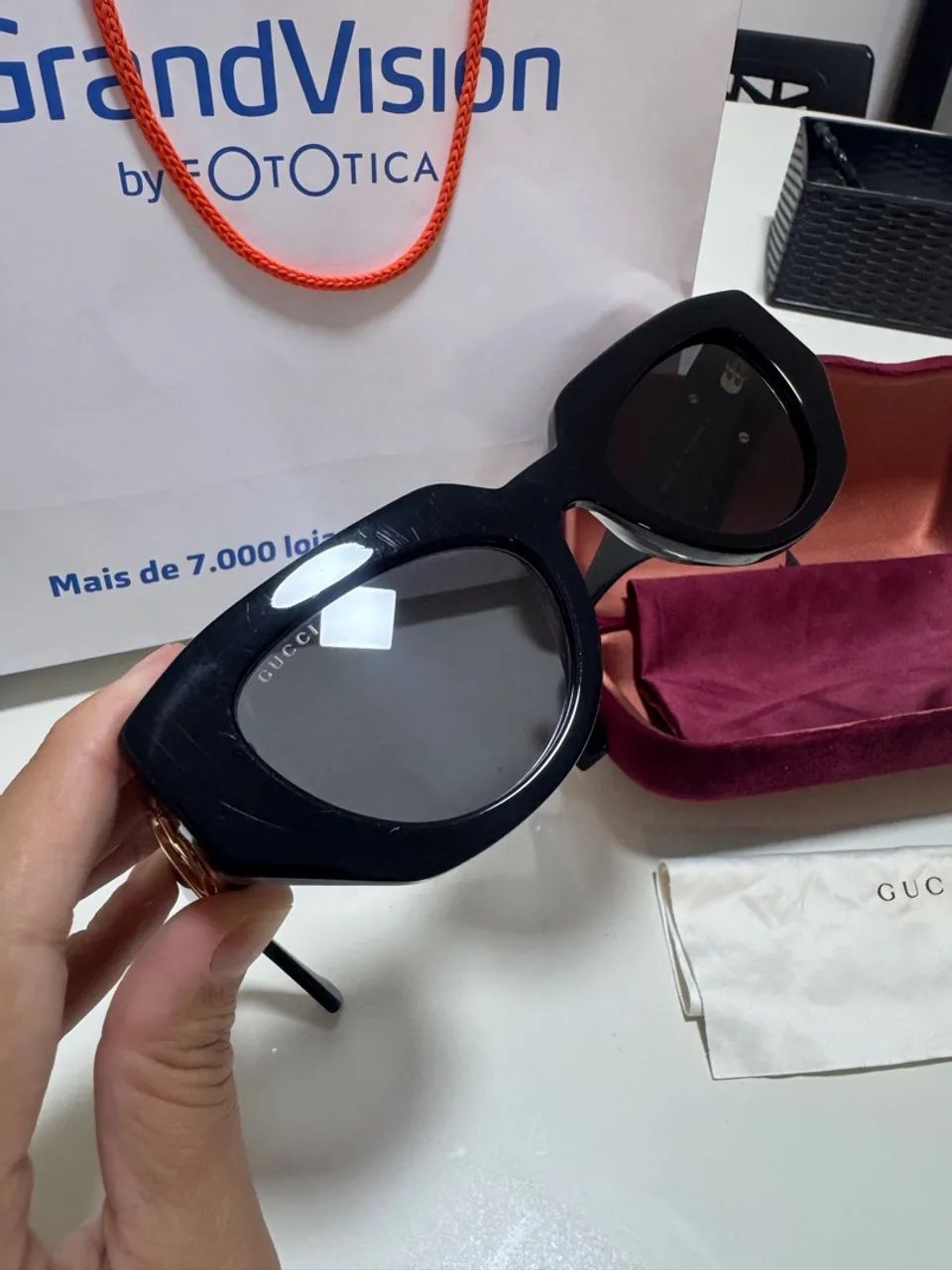 Óculos de sol Gucci original - Foto 4