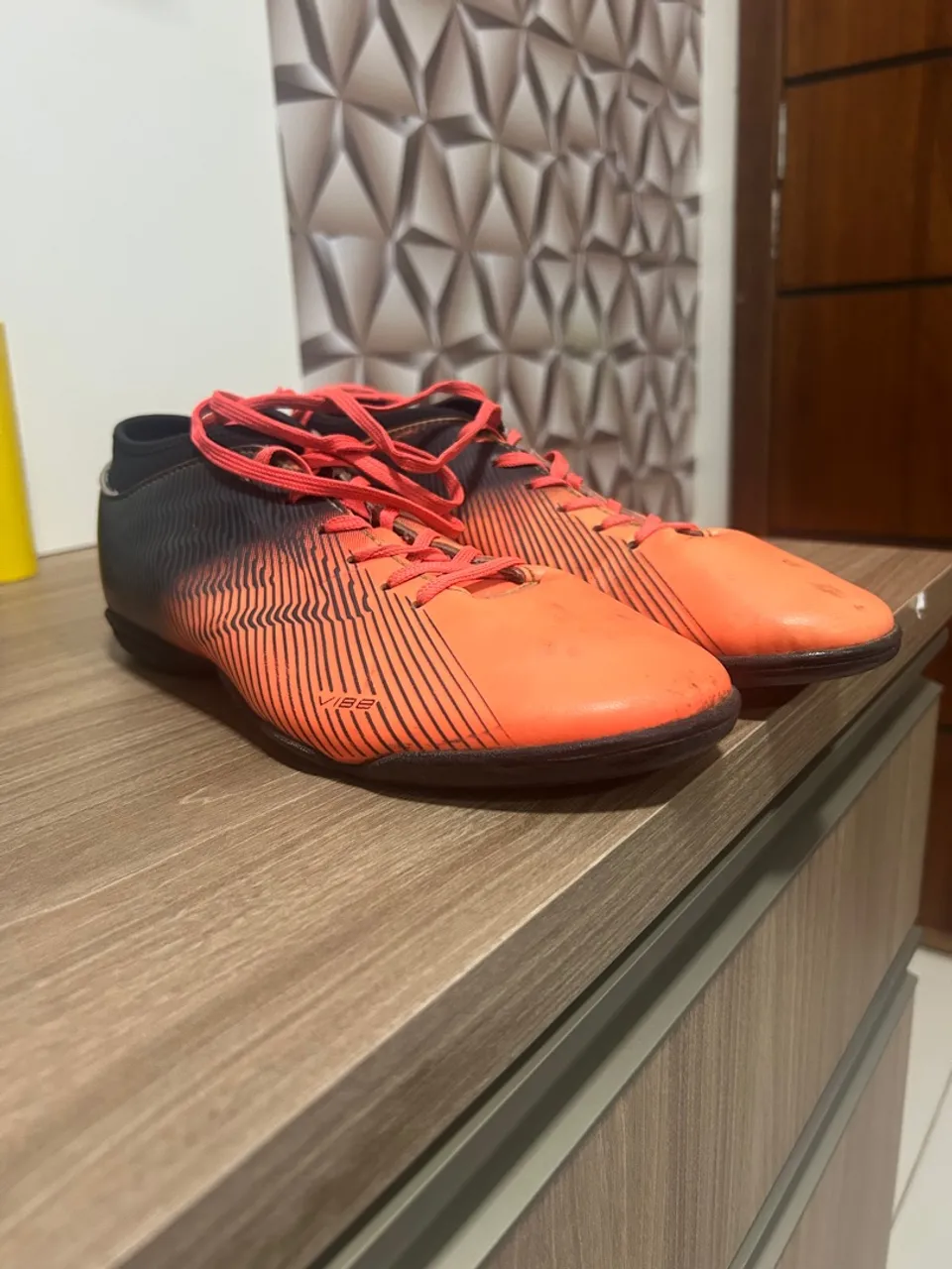 Chuteira futsal tamanho 42 Laranja