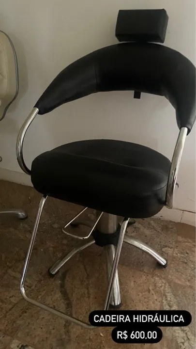 Cadeira hidráulica para salão de beleza