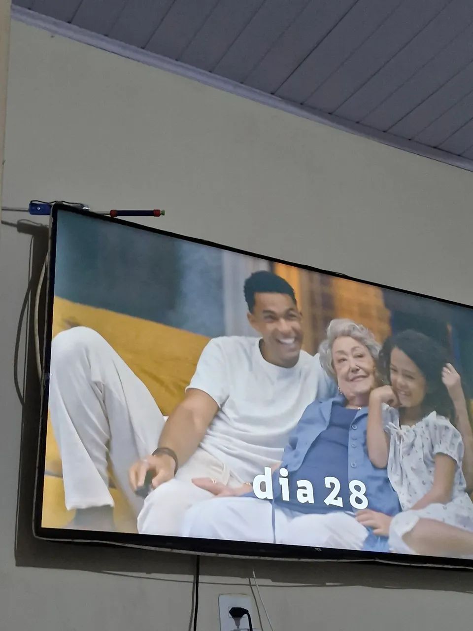 Tv smart de 55 polegadas.