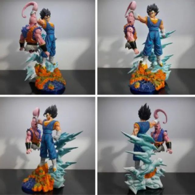 Estatua Super Vegetto Vs Super Buu Dragon Ball Z 32cm Edição Limitada Luxo Premium - Foto 2