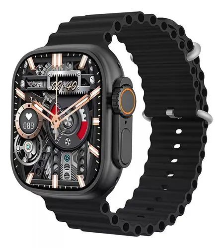 Relógio Smartwatch W67 Pro Max Bazik Preto - Foto 5