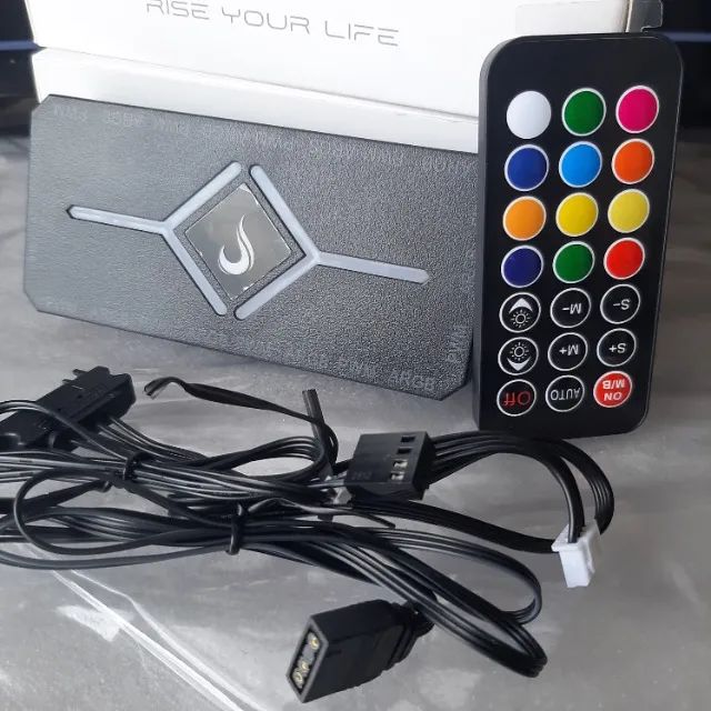 Controladora Gamer PWM e ARGB Hub - 3 pinos 5v - Foto 4