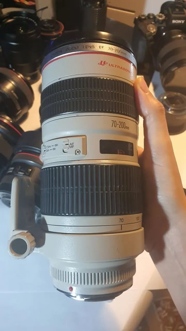 Lente Canon EF f2.8 70-200mm 