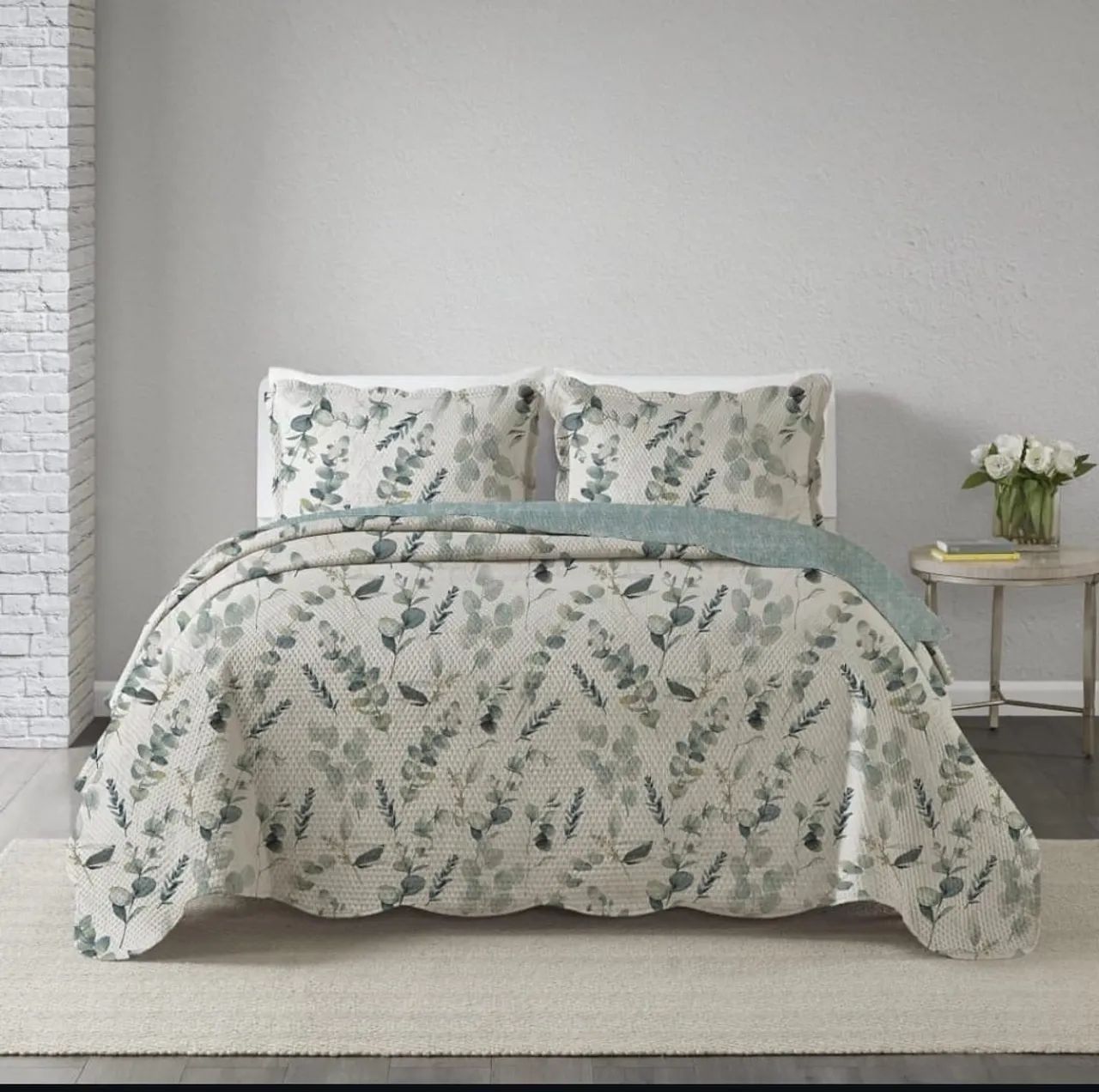 Colcha casal 3 peças dupla face R$109,99 - Foto 2