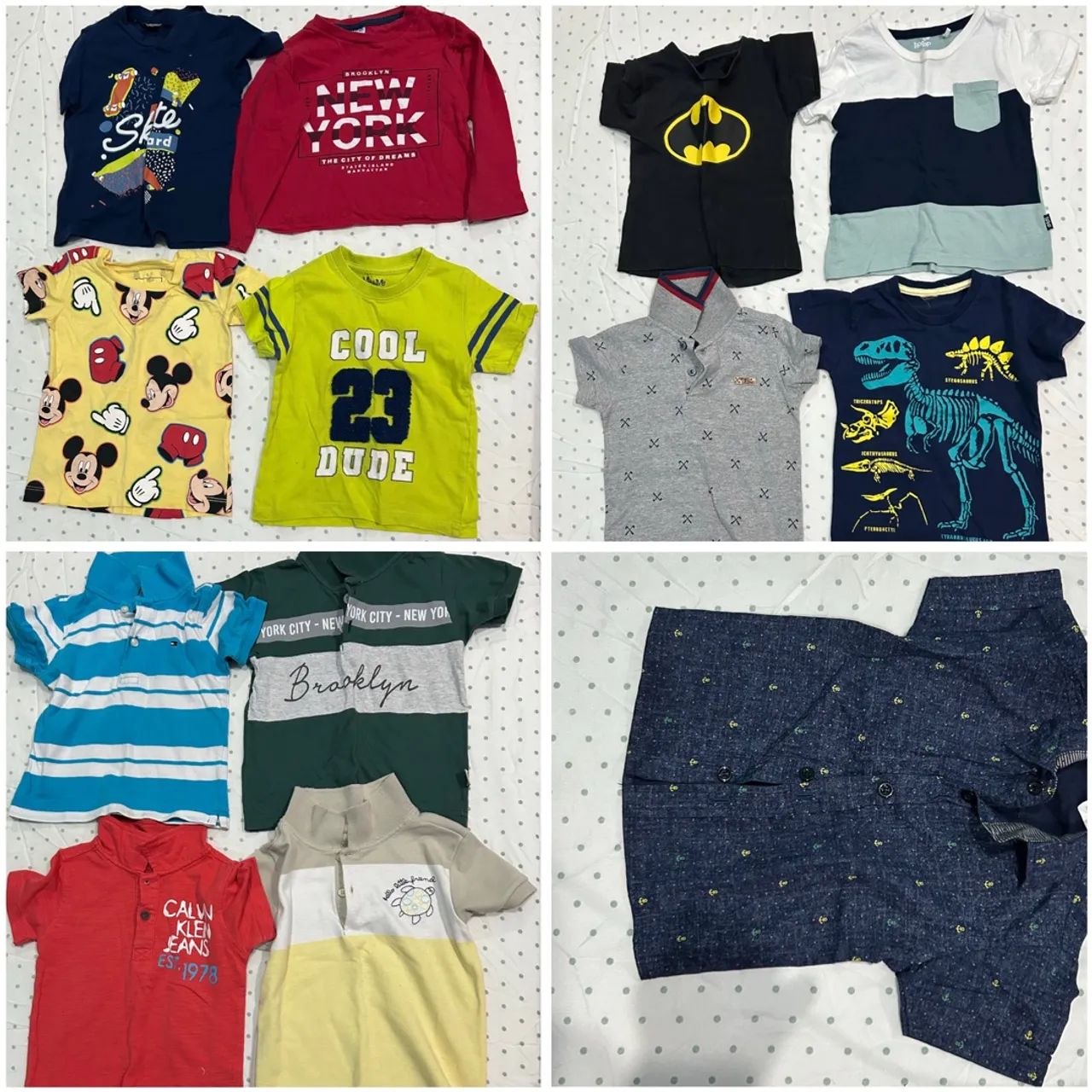 Lote de Roupas para Bebê 1 ano - 34 peças 