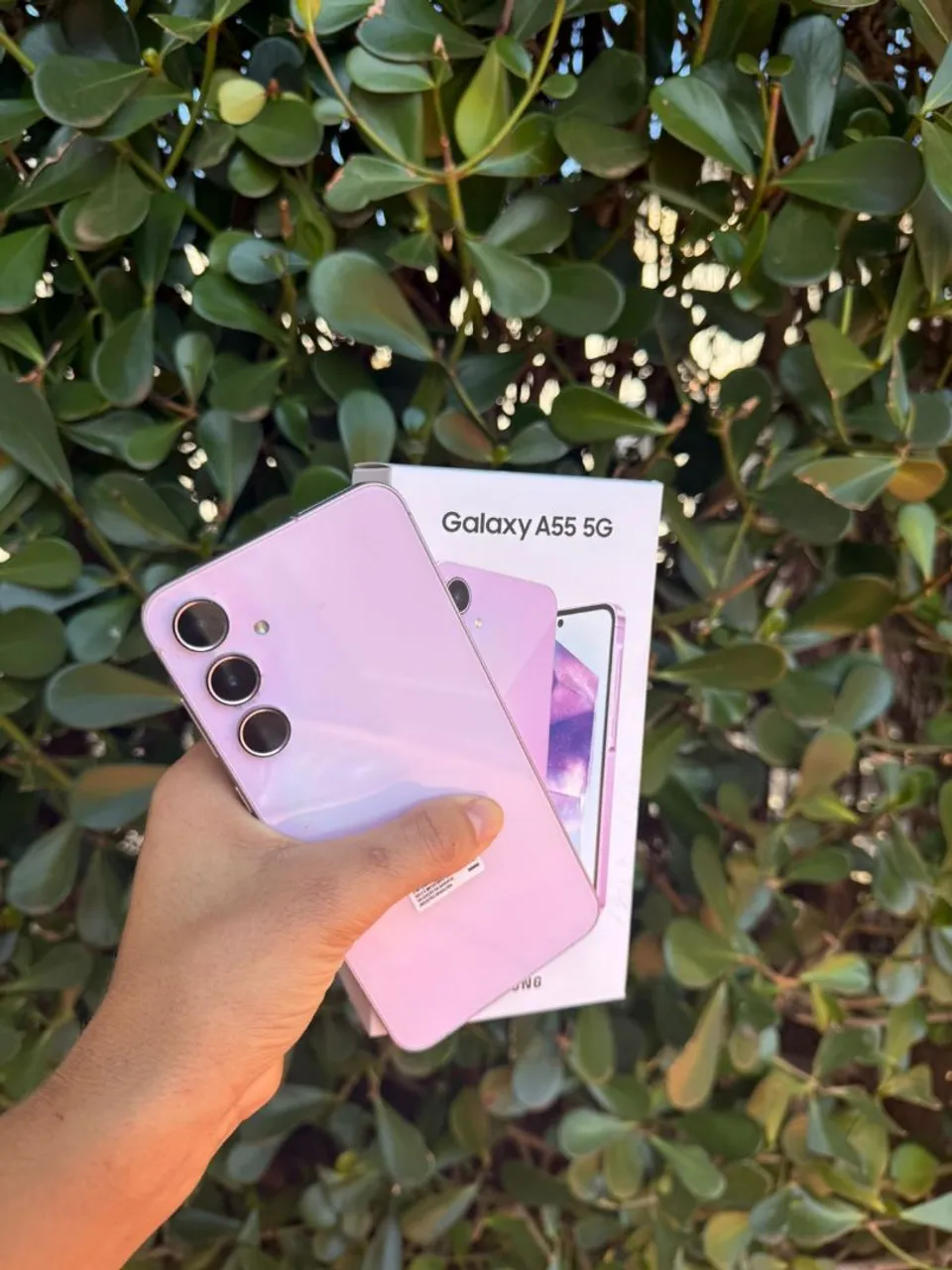 A55 5G 256GB 8RAM ROSE ESTADO DE NOVO COMPLETO NA GARANTIA