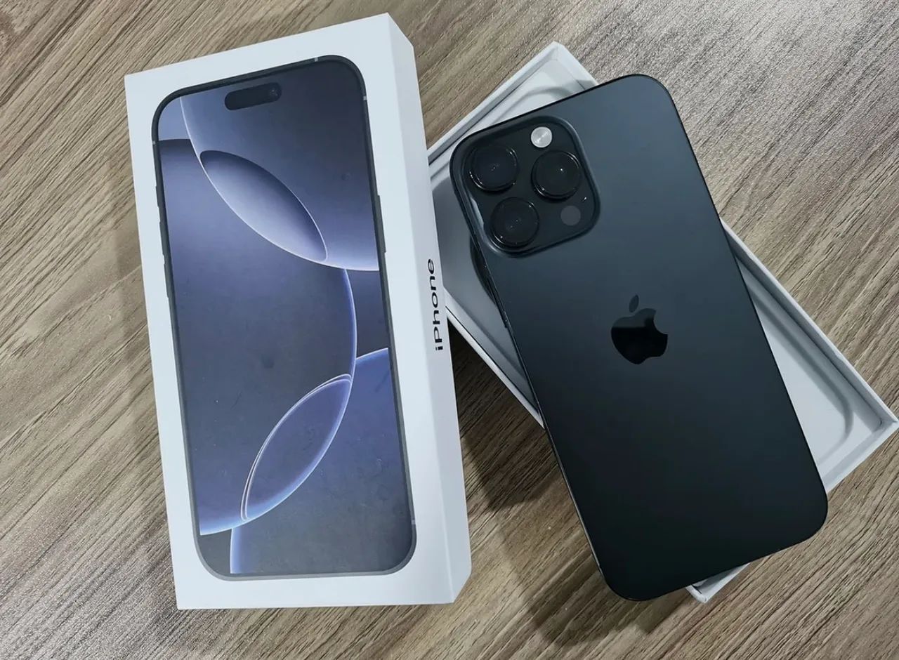 Iphone 16 pro max 256gb garantia apple bateria 100% - Celulares e