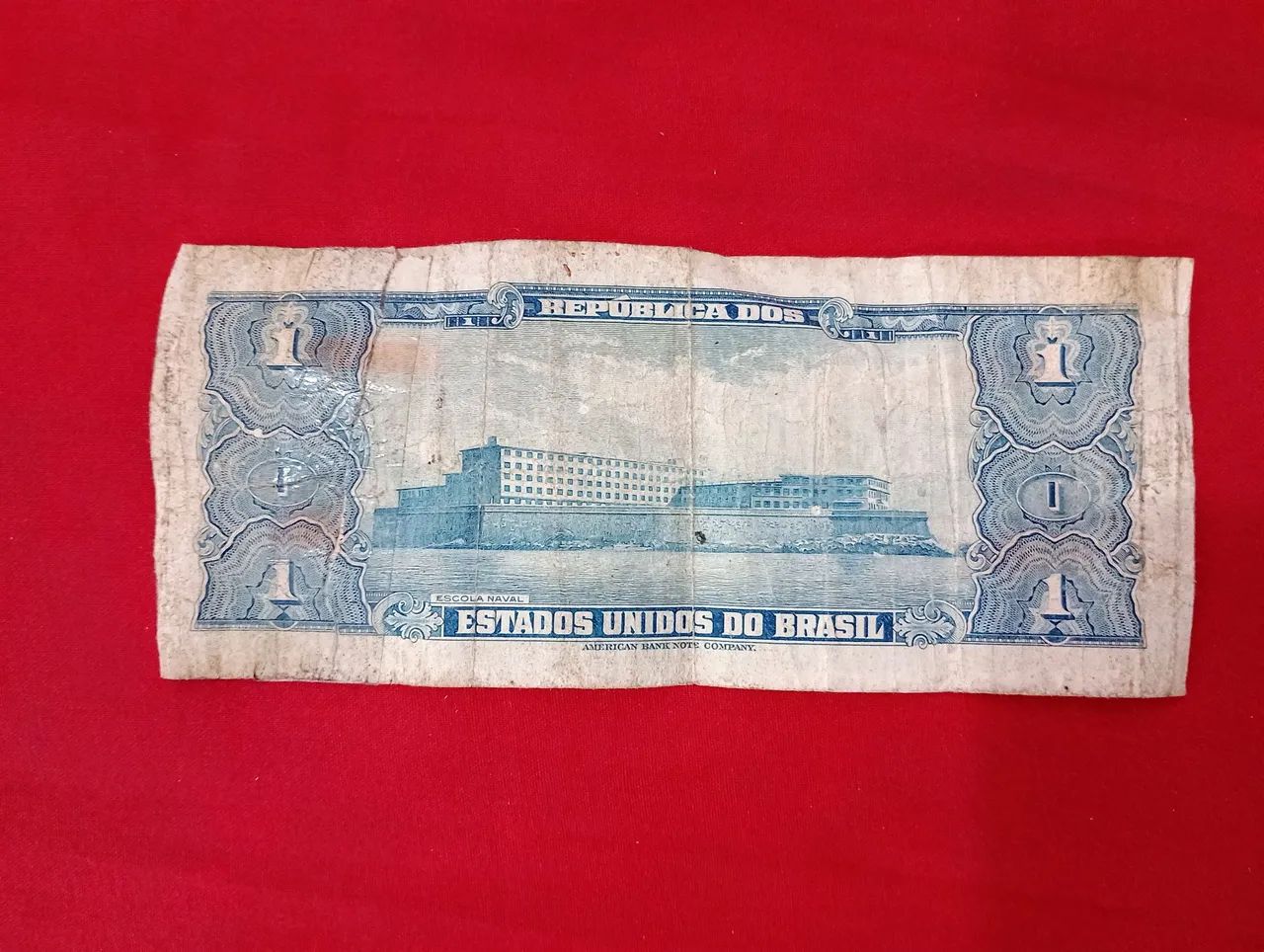 Cédula Antiga Um Cruzeiro - República do Brasil - Foto 2