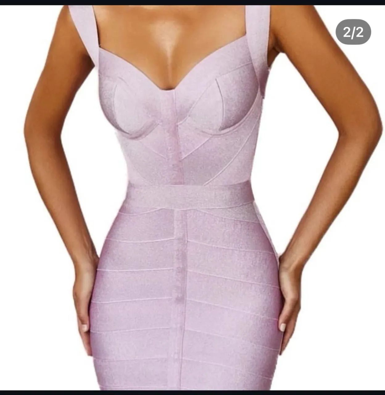 Vestido de bandagem- disponível em 3 cores. - Foto 5
