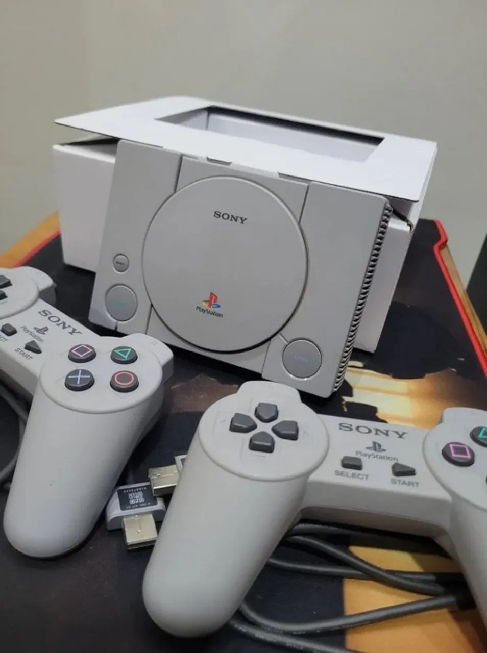 Ps1 Mini Original na Caixa completo 2 controles / super conservado - Foto 5