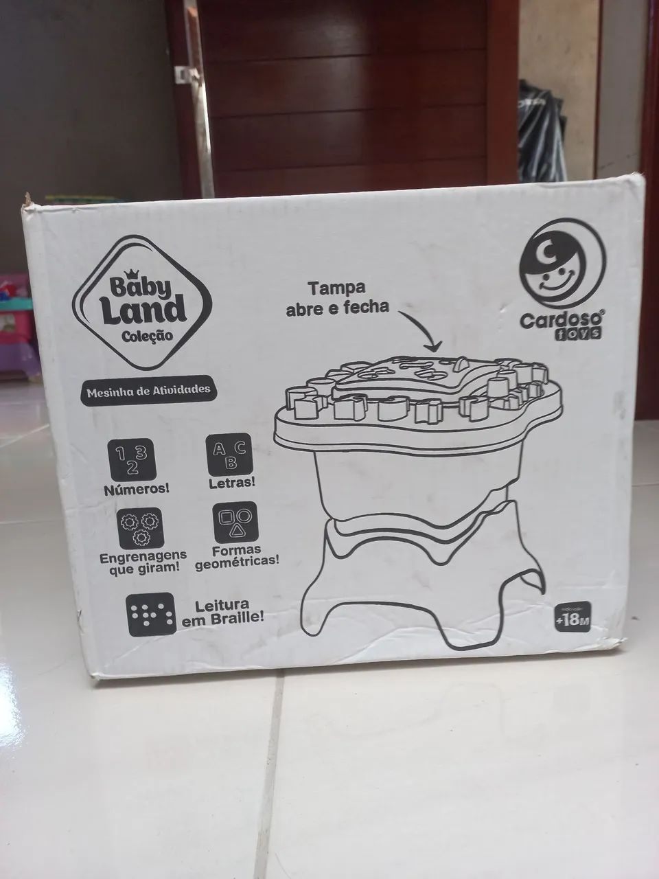 Mesa de atividades Baby Land Cardoso Toys