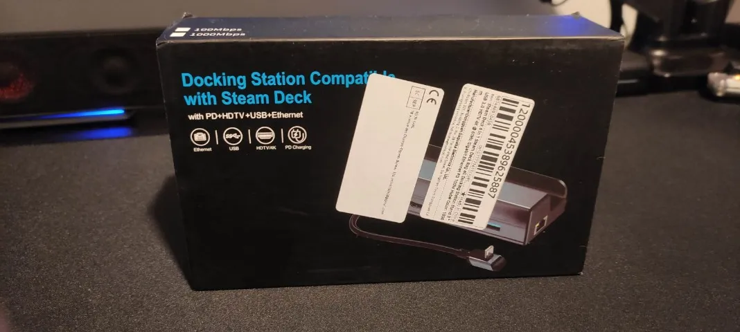 Docking Dockstation Dock 6 em 1 Steam Deck Rog Ally