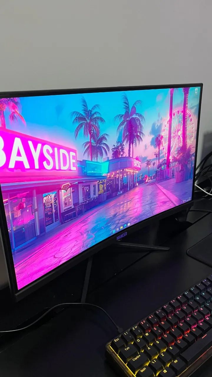 Mancer Curved Gamer Monitor 180hz 24 inches64396507223809120