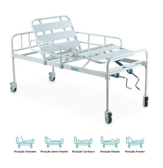 Cama Hospitalar DX2 2 Movimentos até 180 Kg Dellamed - Foto 3