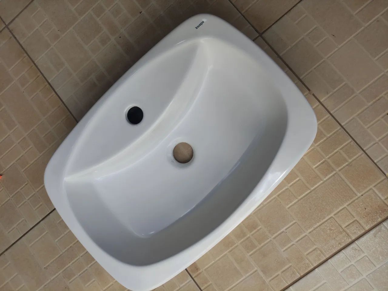 Pia para banheiro _ Cuba incepa 50x36x12 - Foto 3