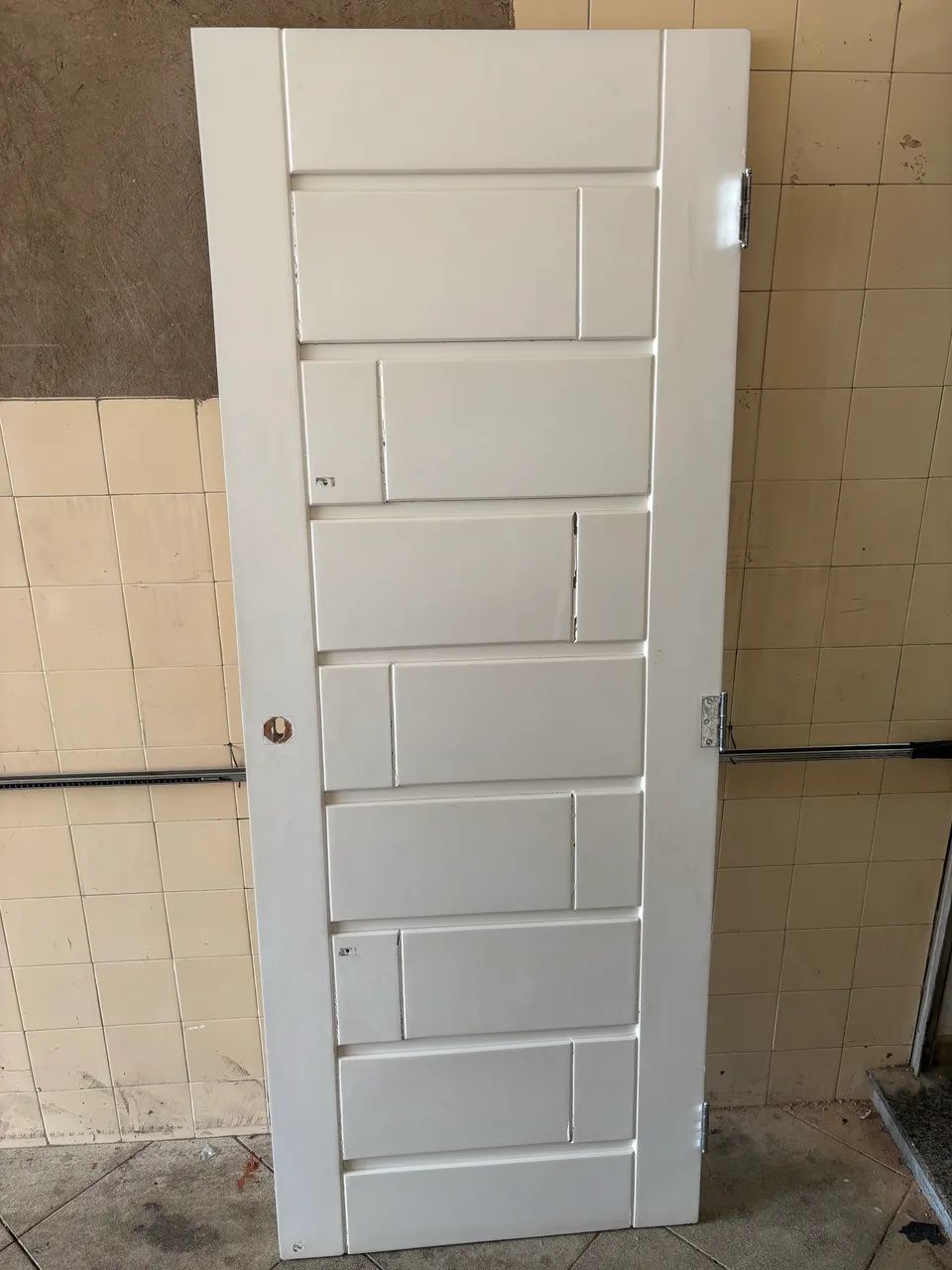 Porta madeira maciça seminova 64385504830082120