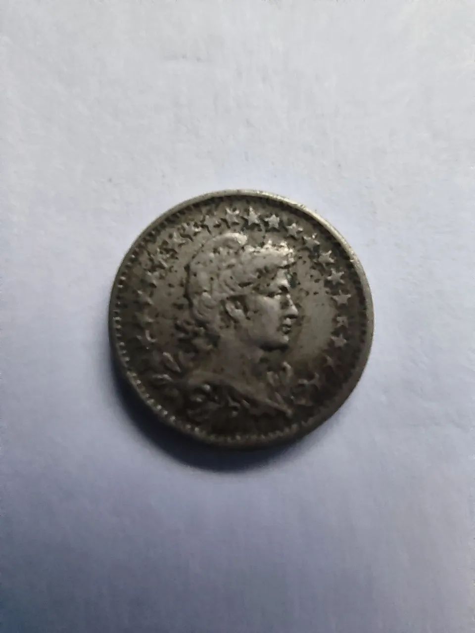 MOEDA 50 RÉIS Brasil 1919 - Foto 2