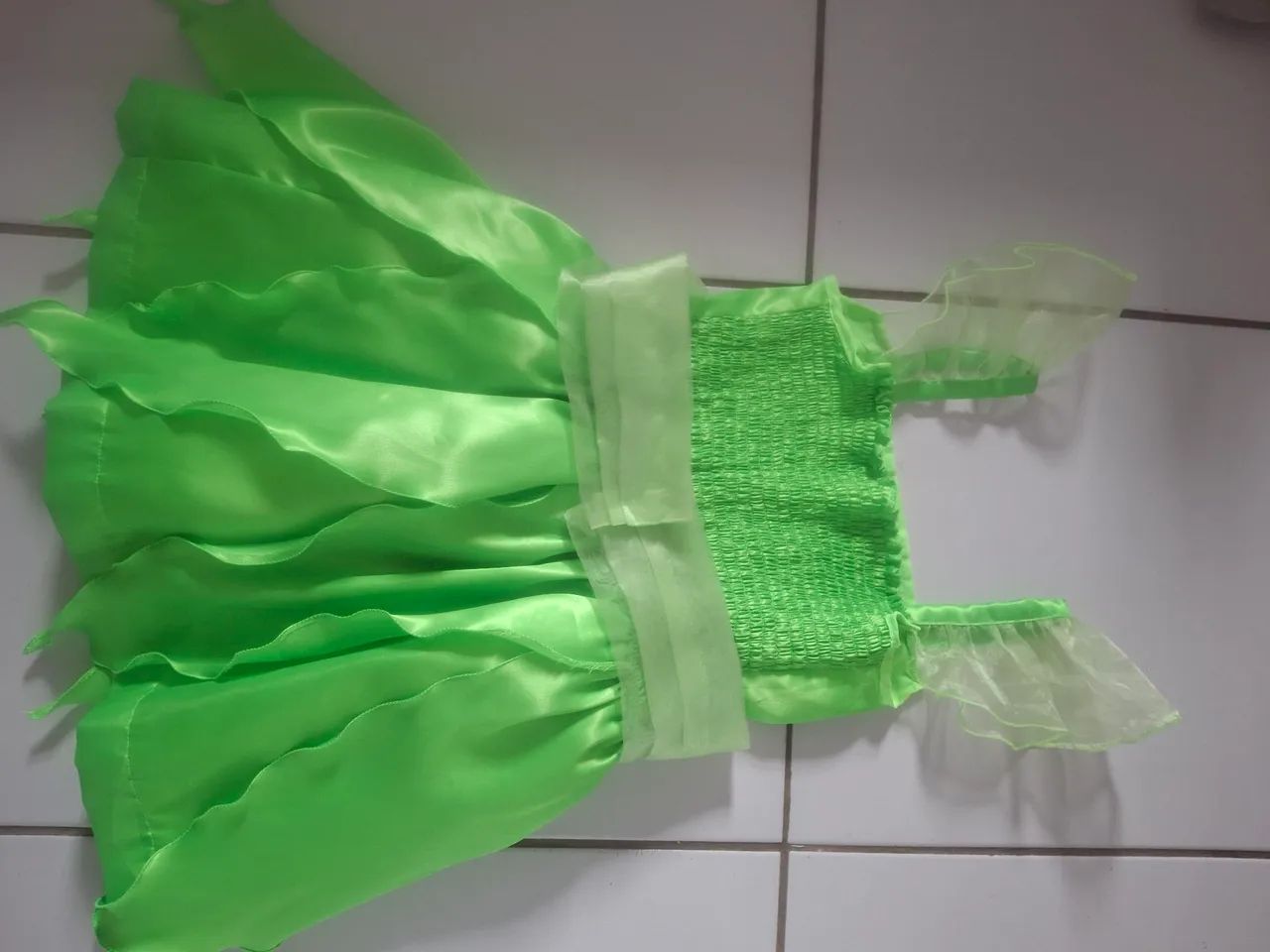 Vestido Infantil Verde - Perfeito para Festas! - Foto 2