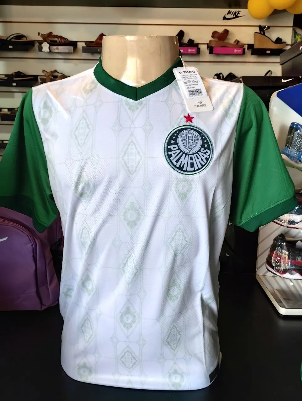 Camisa Palmeiras 1º Tempo - Verde e Branca