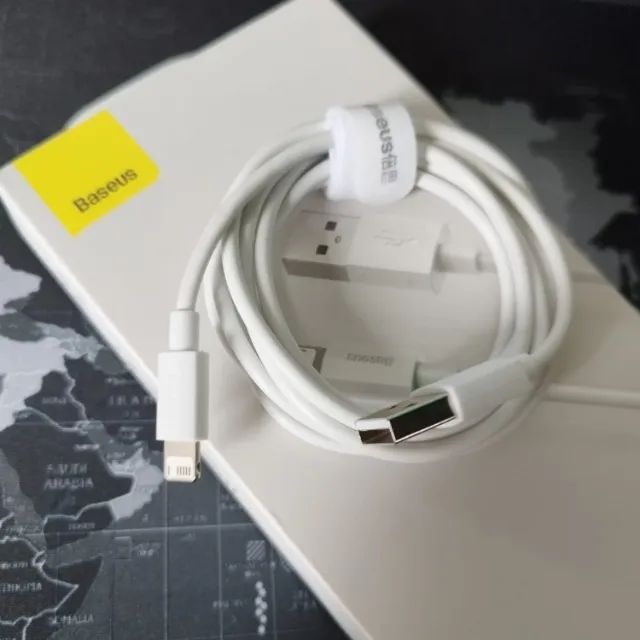 Cabo Para iPhone Baseus Usb Lightning Turbo 2.4a Baseus - Foto 2