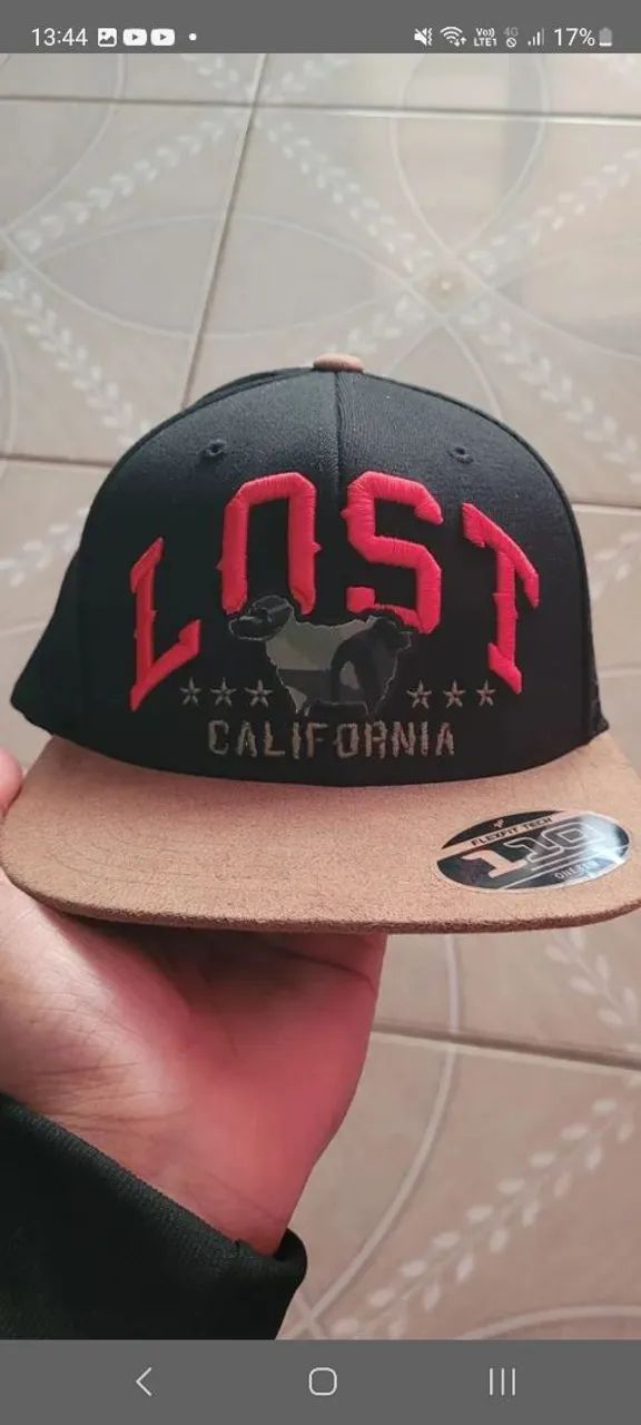 Boné Lost California Aba Reta