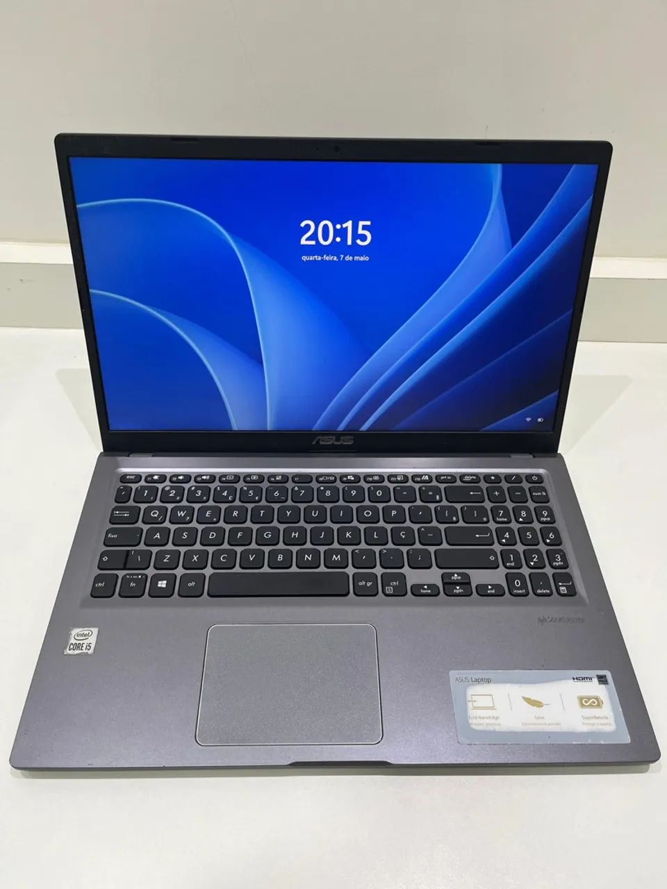 Notebook Asus com Intel Core i5