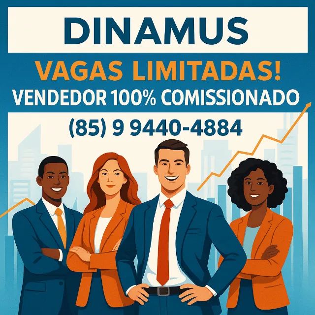 Vagas já! Urgente! 100% comissionado! 5.000 a 50.000 