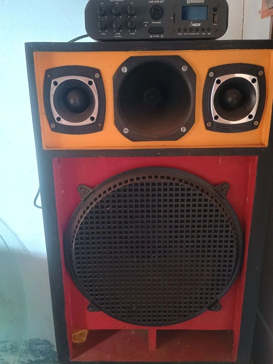 Caixa de som com amplificador  - Foto 2