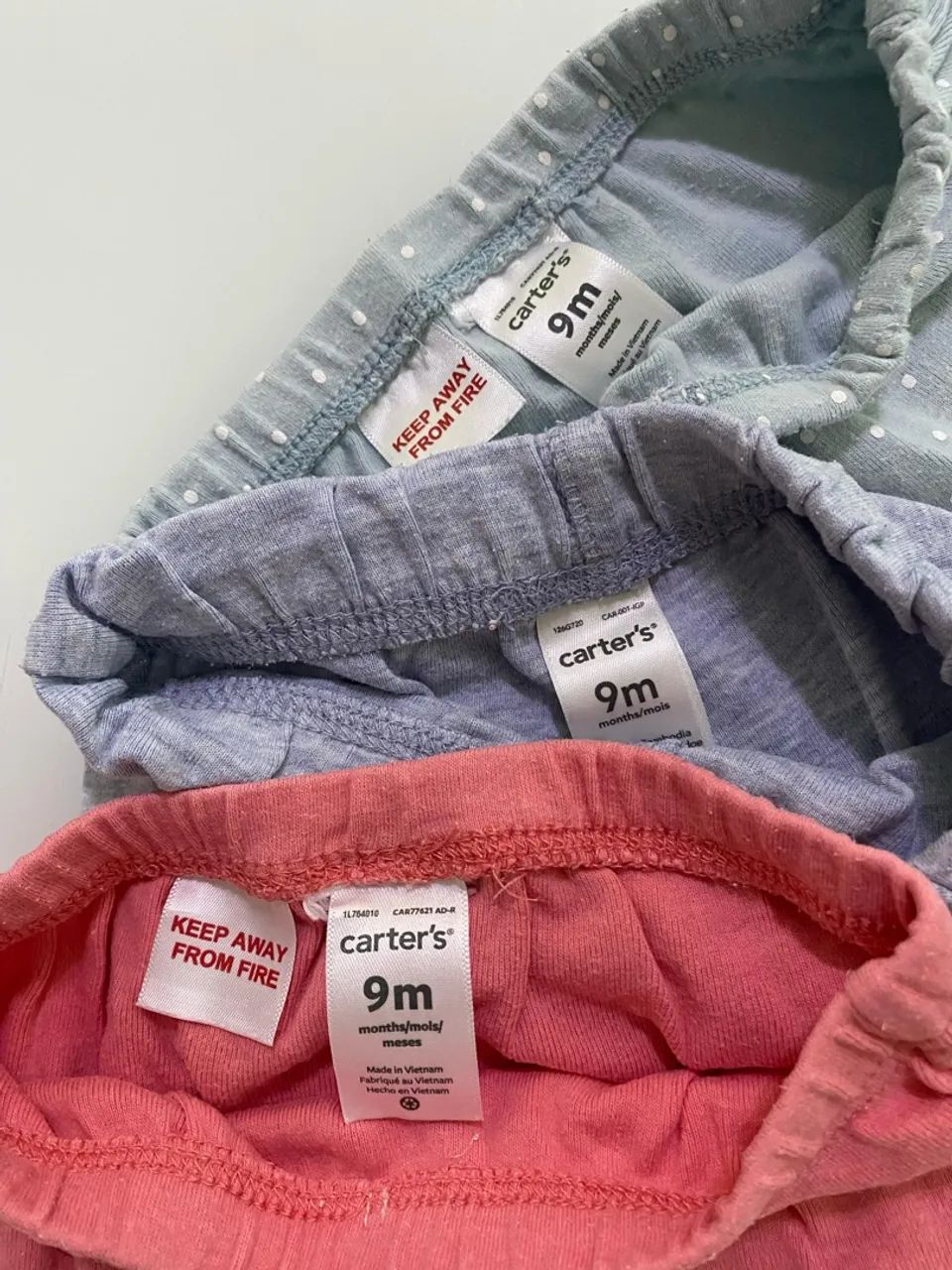 Calças de bebê - 9 meses da carters - Foto 2