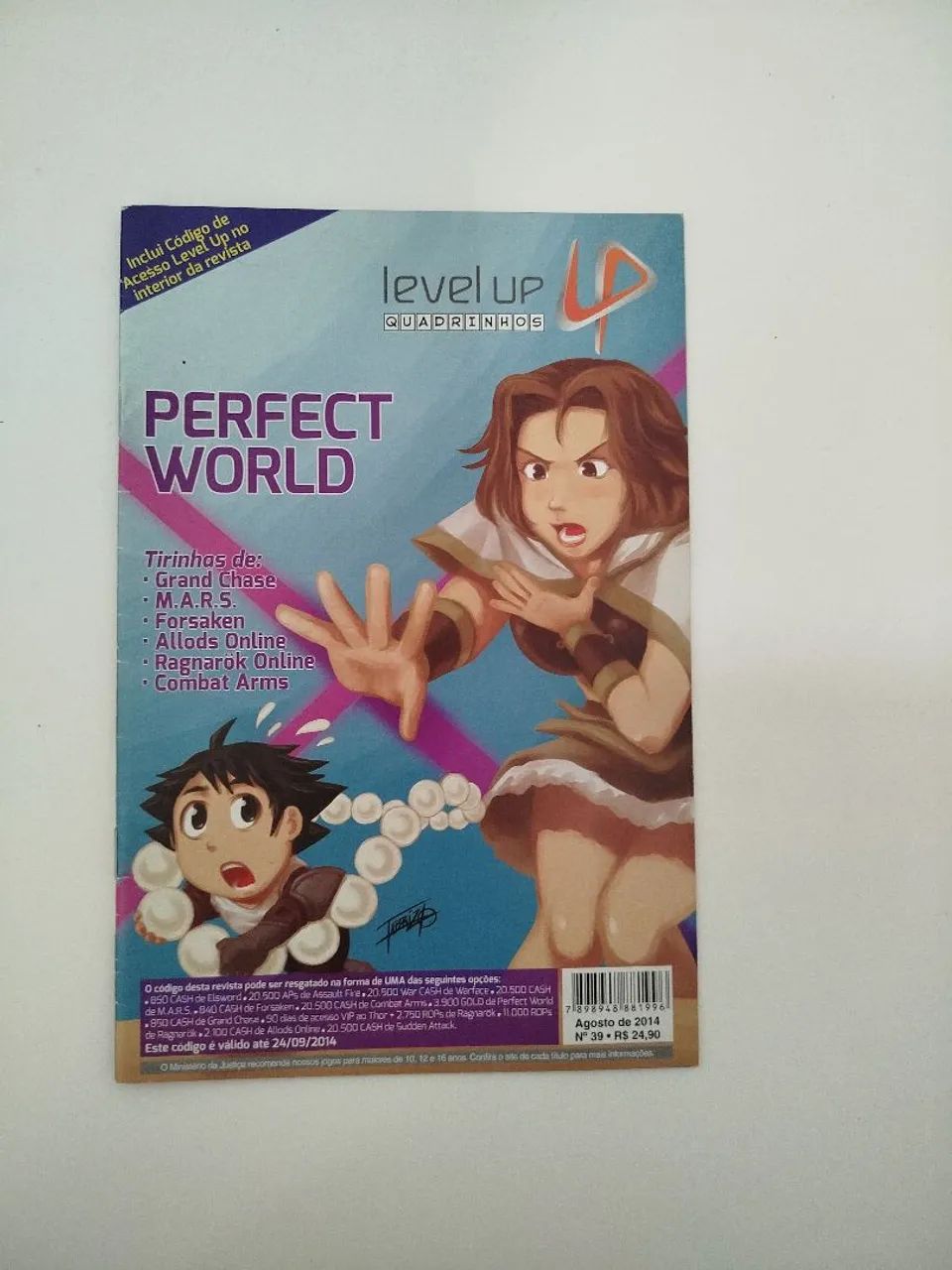  Lote de revistas Level Up Quadrinhos.