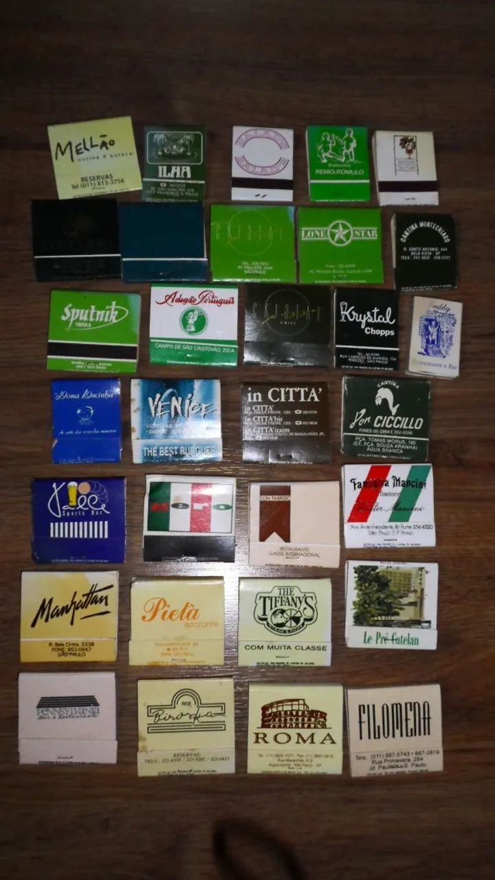 175 CAIXAS FOSFORO RESTAURANTES- COLEÇAO ANTIGA  - Foto 4