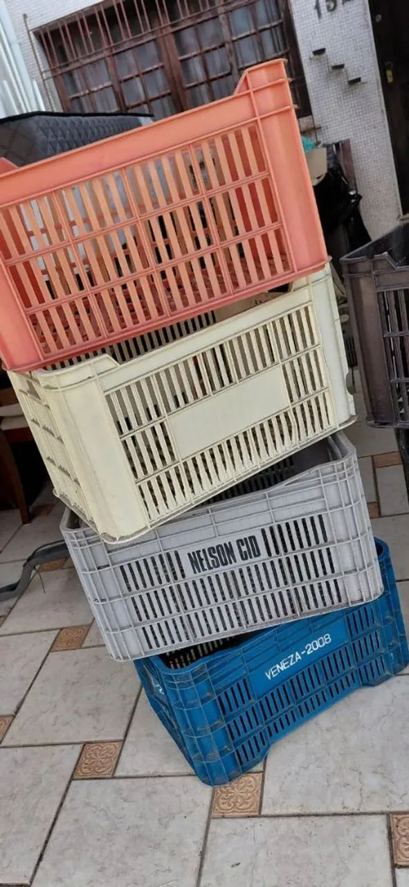 Caixas plásticas para comércio 8 unidades - Foto 2