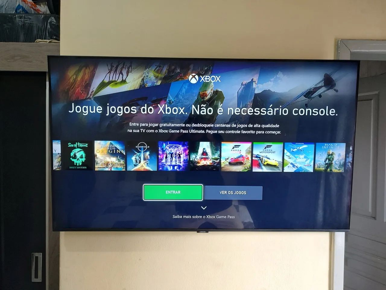 Smart Tv Samsung 50,4K, Função XBOX sem CONSOLE 