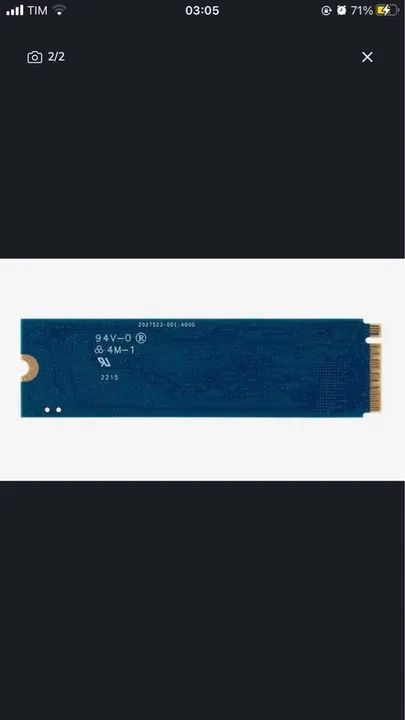 SDD 500GB *novo* - Foto 2