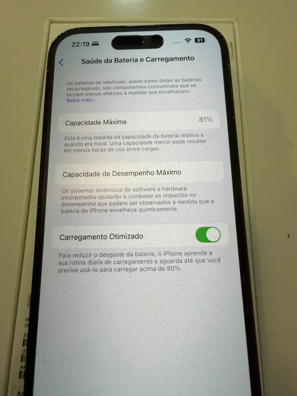 Iphone 14 Pro 256GB Space Black - Celulares e Smartphones