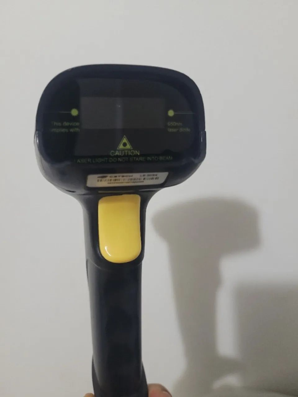 Leitor de Código de Barras com Laser Vermelho - Alta Precisão USB