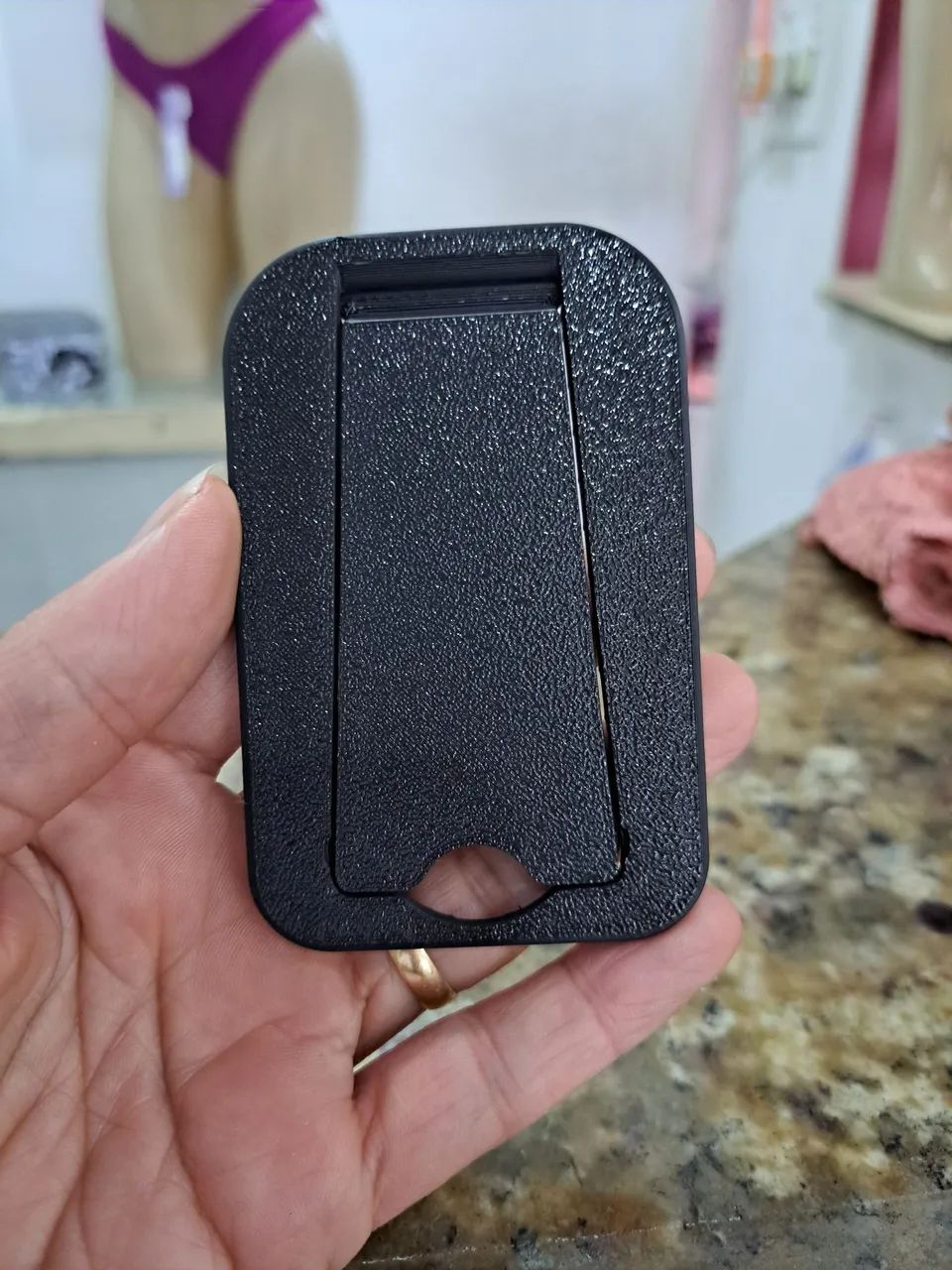  Suporte  Basico para Celular 3D Print PRETO  - Foto 3