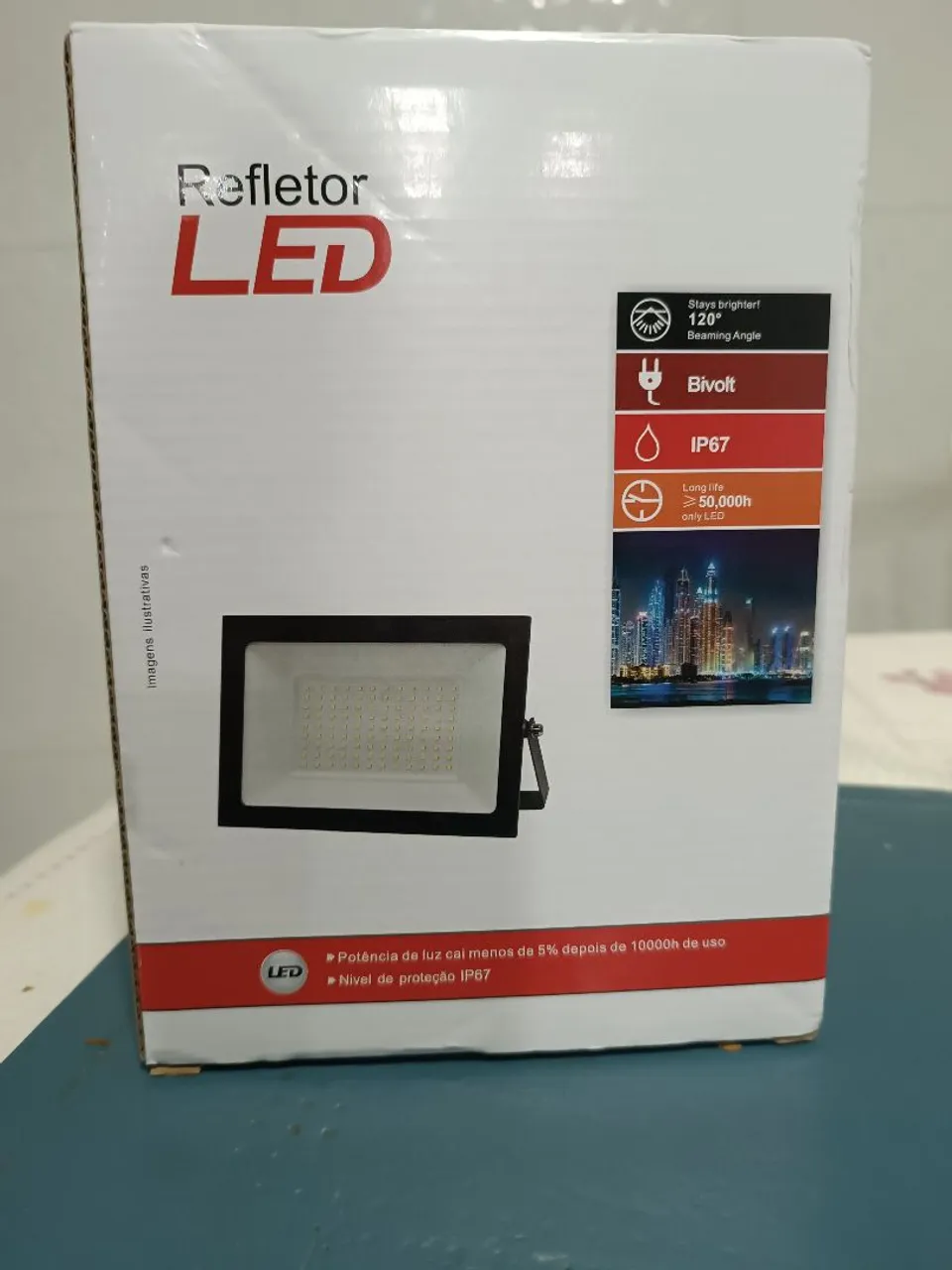 Refletor LED IP67 - Potente 1.000w