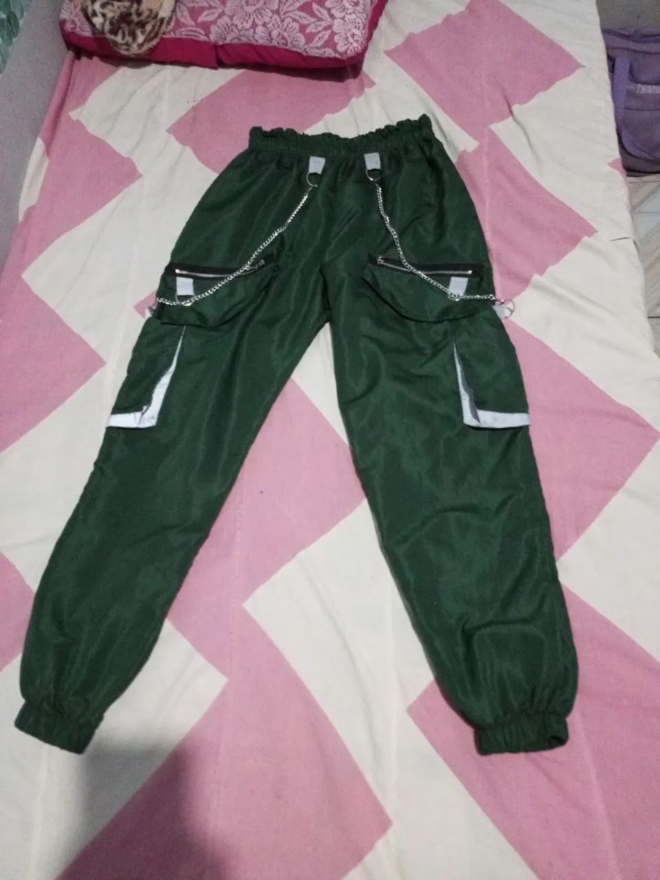 CALÇA CARGO REFLETIVA