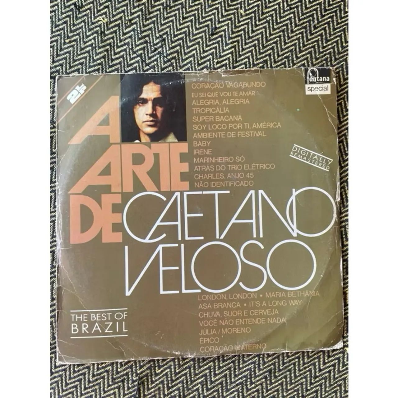 LP - A arte de Caetano Veloso - 2 LPs - COM ENCARTE.