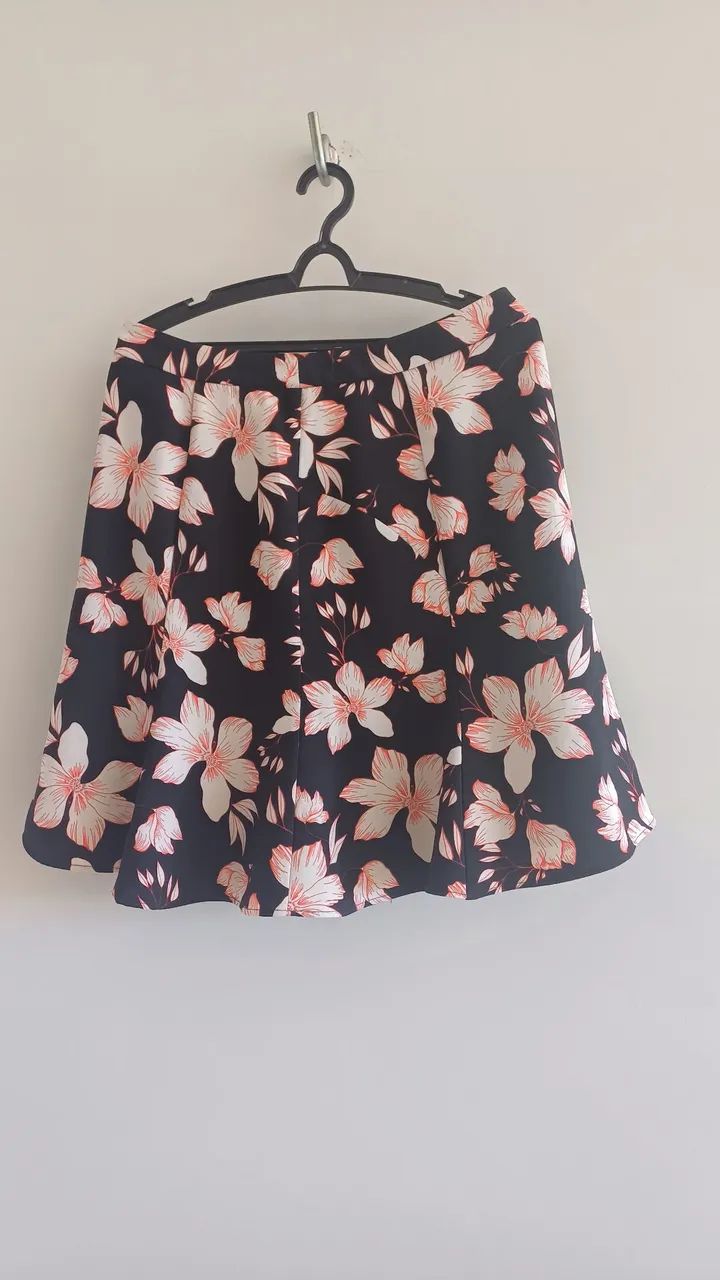 Saia floral rodada