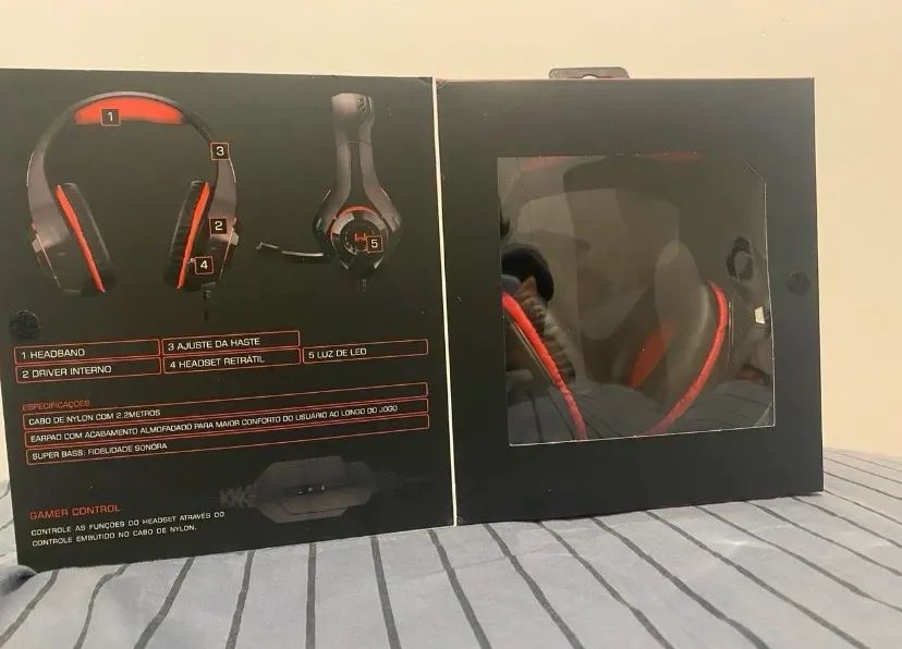 Headset Gamer Warrior Rama PH219 - Novo - Foto 2