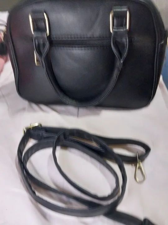 Bolsa de mão feminina preta - Foto 4
