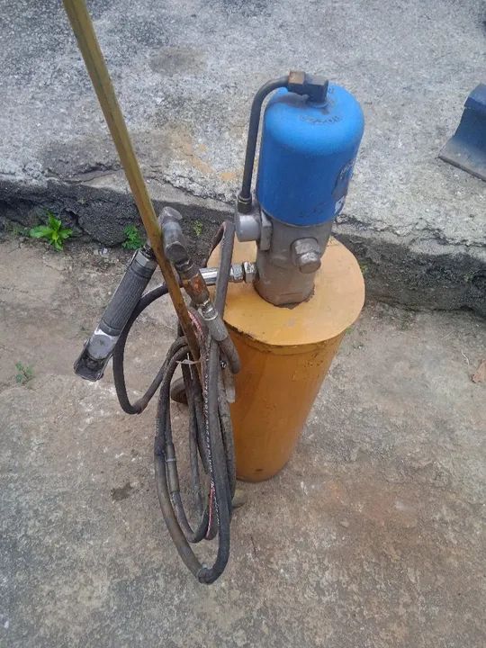 Bomba de graxa pneumática propulsora 