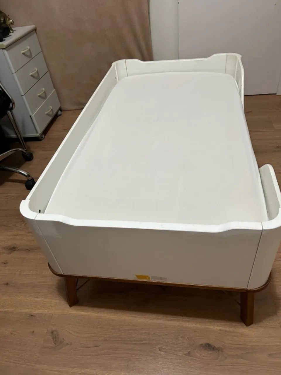 Berço 3 em 1 Matic Albi branco - com colchões e manual - Foto 2